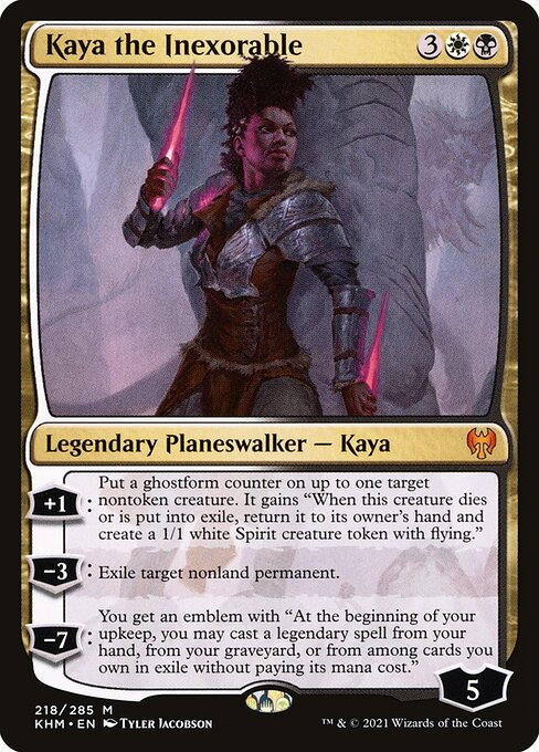 Kaya the Inexorable - Kaldheim Magic card