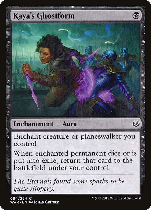 Kaya's Ghostform - War of the Spark Magic card