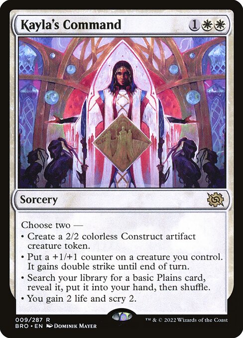 Kayla's Command - The Brothers' War Magic card