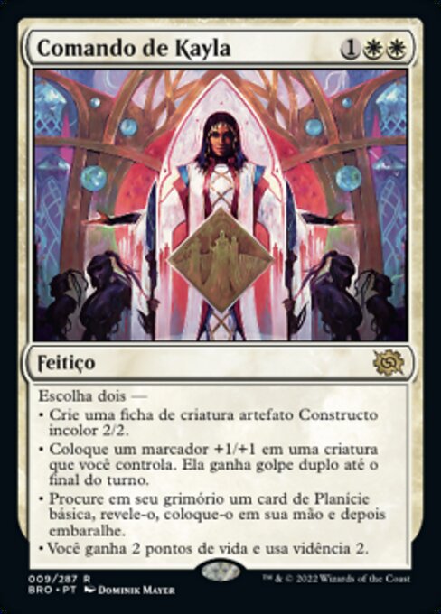 Kaylas Befehl (Kayla's Command) - The Brothers' War (#302) - Illustrated by Dominik Mayer - Magic: The Gathering Card