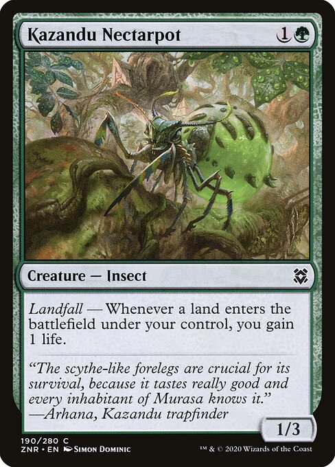 Kazandu Nectarpot - Zendikar Rising Magic card