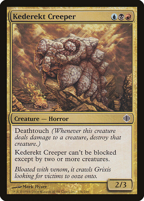 Kederekt Creeper - Shards of Alara Magic card
