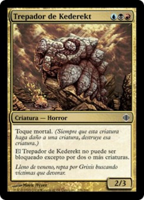 Trepador de Kederekt (Kederekt Creeper) - Shards of Alara (#176) - Illustrated by Mark Hyzer - Magic: The Gathering Card