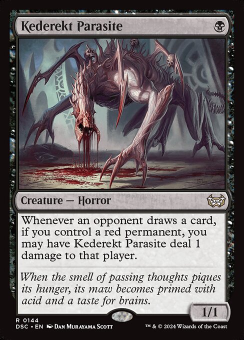 Kederekt Parasite - Duskmourn: House of Horror Commander Magic card