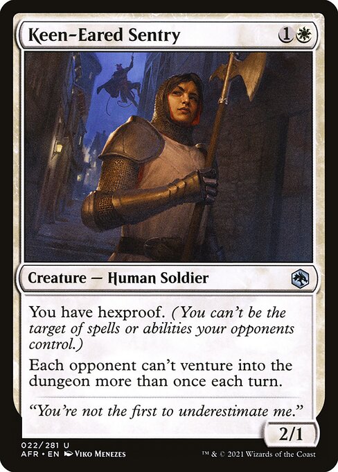 Keen-Eared Sentry - Adventures in the Forgotten Realms Magic card