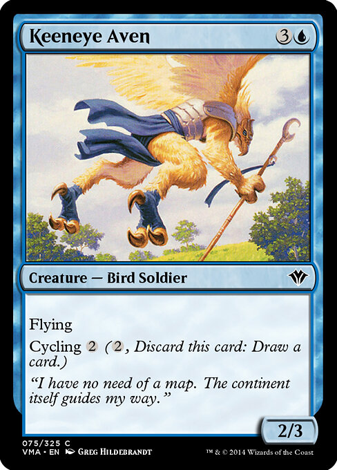 Keeneye Aven - Vintage Masters Magic card