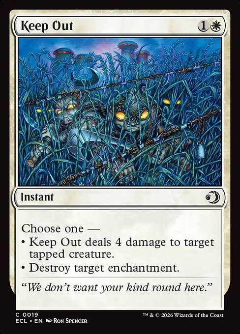 Keep Out - Lorwyn Eclipsed Magic card