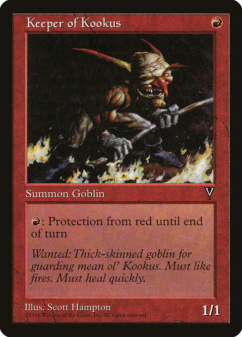 Keeper of Kookus - Visions Magic card