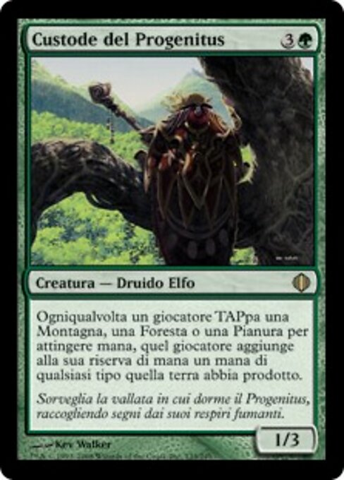 大祖始の守り手 (Keeper of Progenitus) - Shards of Alara (#135) - Illustrated by Kev Walker - Magic: The Gathering Card