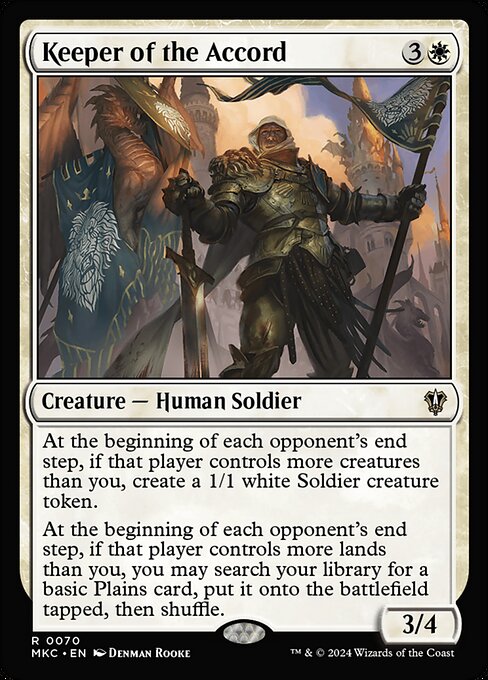 Keeper of the Accord - Murders at Karlov Manor Commander Magic card