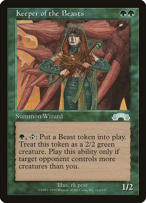 Keeper of the Beasts - Exodus Magic card
