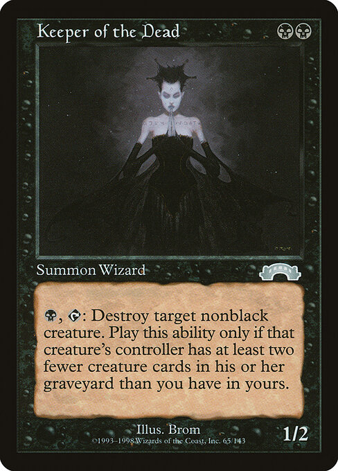 Keeper of the Dead - Exodus Magic card