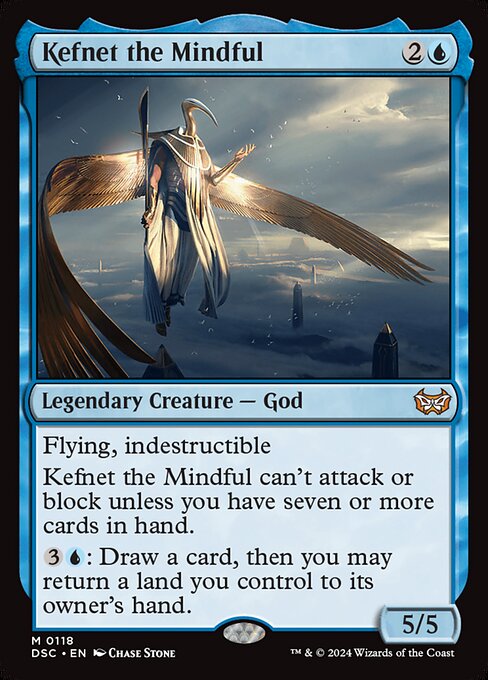 Kefnet the Mindful - Duskmourn: House of Horror Commander Magic card