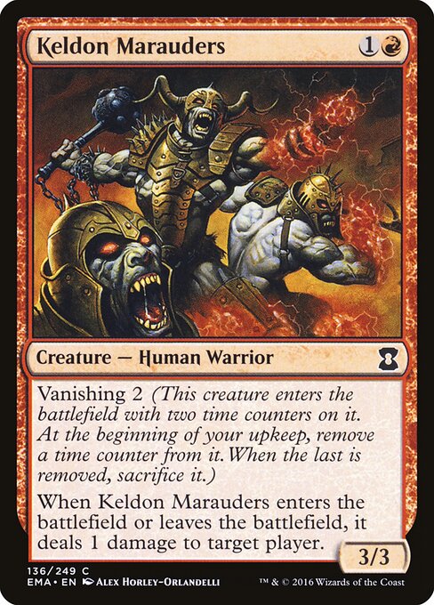 Keldon Marauders - Eternal Masters Magic card