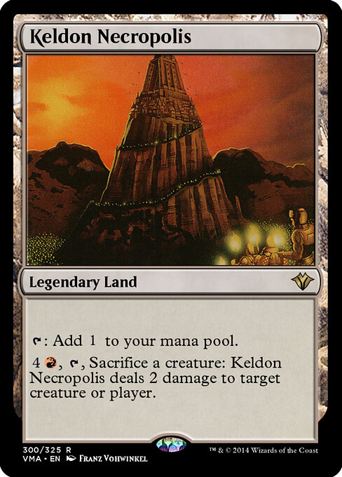 Keldon Necropolis - Vintage Masters Magic card