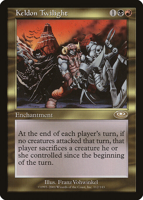 Keldon Twilight - Planeshift Magic card