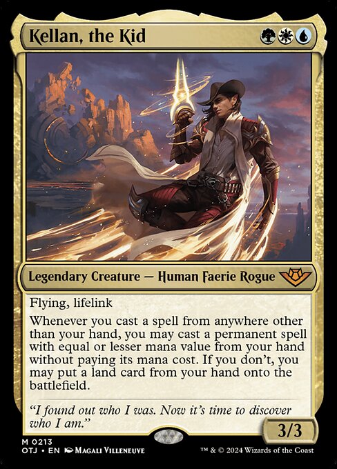 Kellan, the Kid - Outlaws of Thunder Junction Magic card