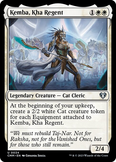 Kemba, Kha Regent - Commander Masters Magic card