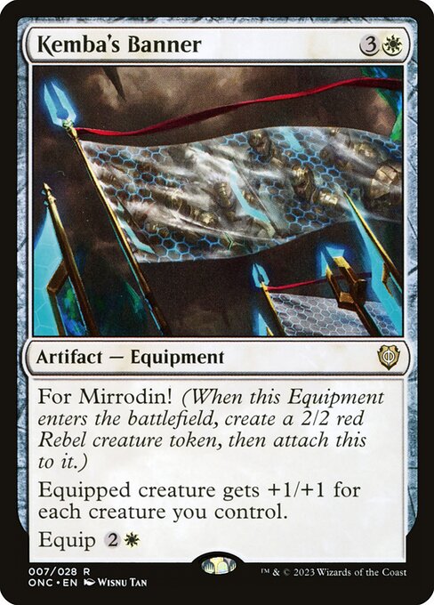 Kemba's Banner - Phyrexia: All Will Be One Commander Magic card