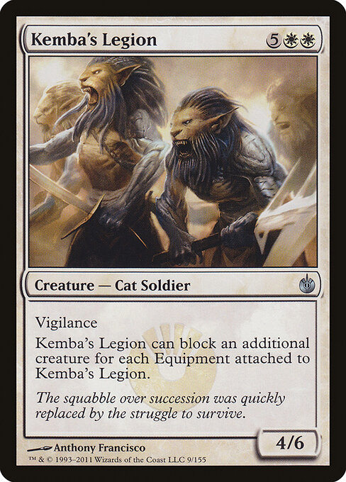 Kemba's Legion - Mirrodin Besieged (#9) - Illustrated by Anthony Francisco - Magic: The Gathering Card