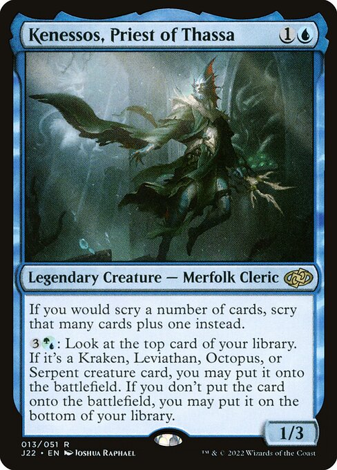 Kenessos, Priest of Thassa - Jumpstart 2022 Magic card