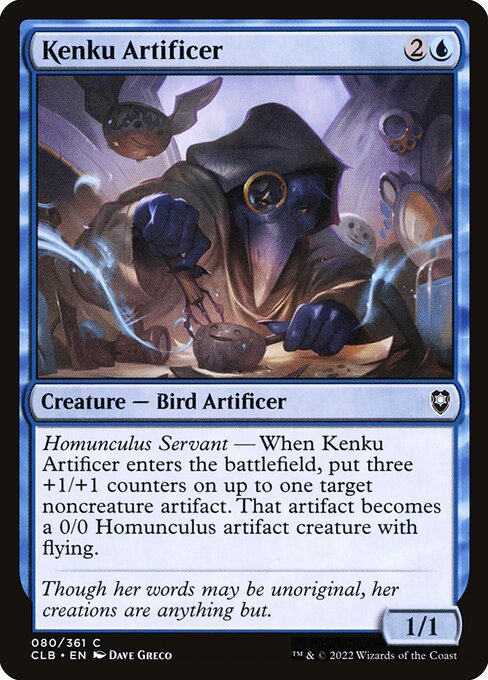 Kenku Artificer - Commander Legends: Battle for Baldur's Gate Magic card