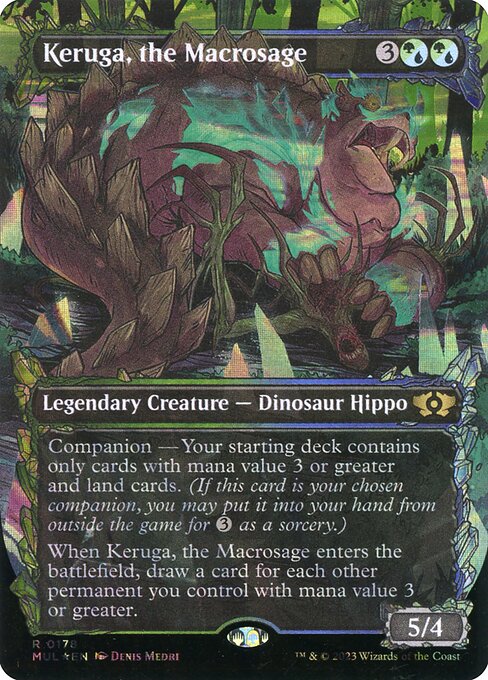 Keruga, the Macrosage - Multiverse Legends (#178) - Illustrated by Denis Medri - Magic: The Gathering Card