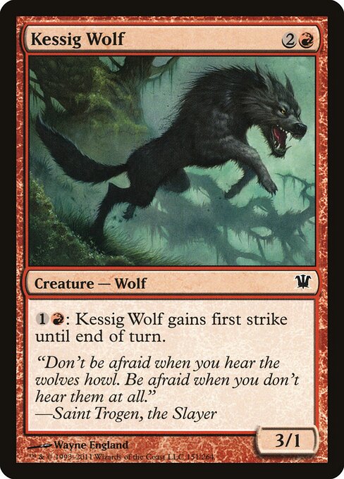 Kessig Wolf - Innistrad Magic card