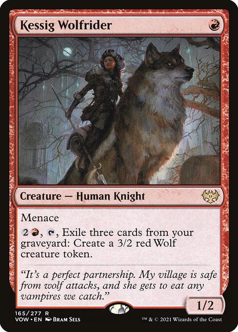 Kessig Wolfrider - Innistrad: Crimson Vow Magic card