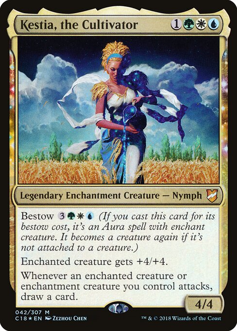 Kestia, the Cultivator - Commander 2018 Magic card