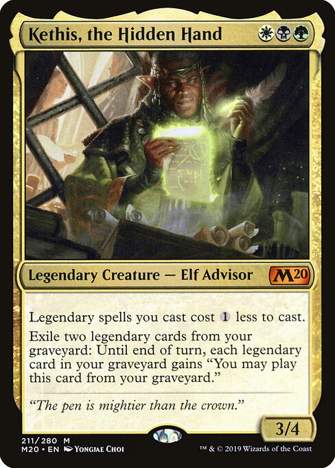 Kethis, the Hidden Hand - Core Set 2020 Magic card