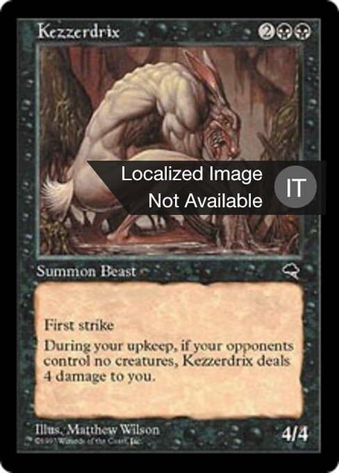 Kezzerdrix - Tempest (#139) - Illustrated by Matthew D. Wilson - Magic: The Gathering Card