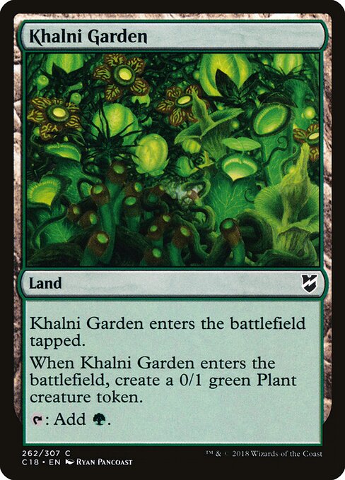 Khalni Garden - Commander 2018 Magic card