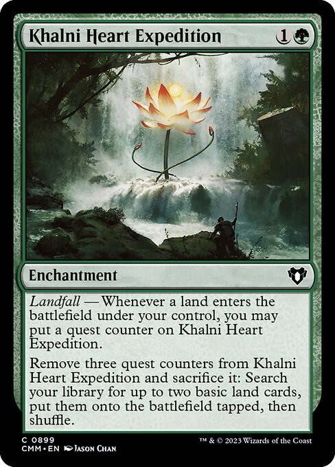 Khalni Heart Expedition - Commander Masters Magic card