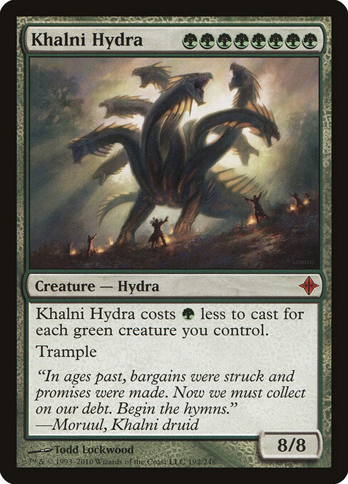 Khalni Hydra - Rise of the Eldrazi Magic card