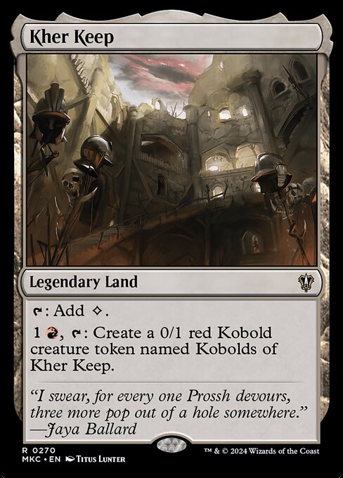 Kher Keep - Murders at Karlov Manor Commander Magic card