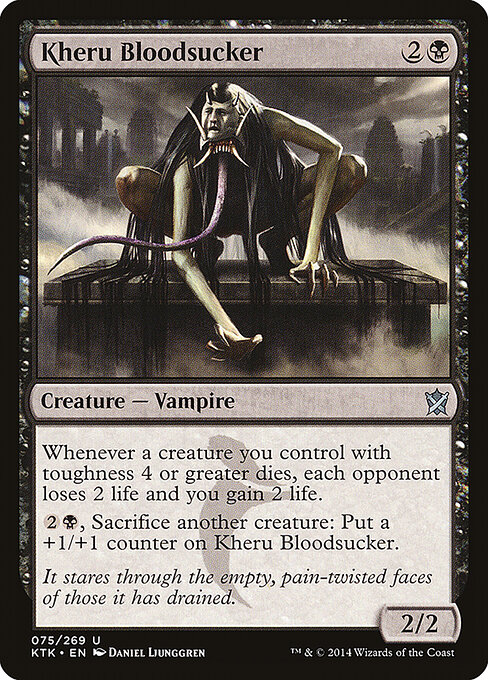 Kheru Bloodsucker - Khans of Tarkir Magic card