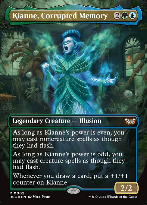 Kianne, Corrupted Memory - Duskmourn: House of Horror Commander Magic card