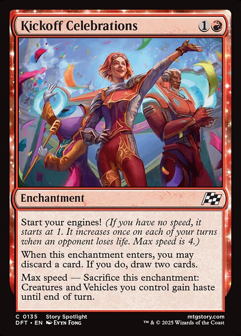 Kickoff Celebrations - Aetherdrift Magic card