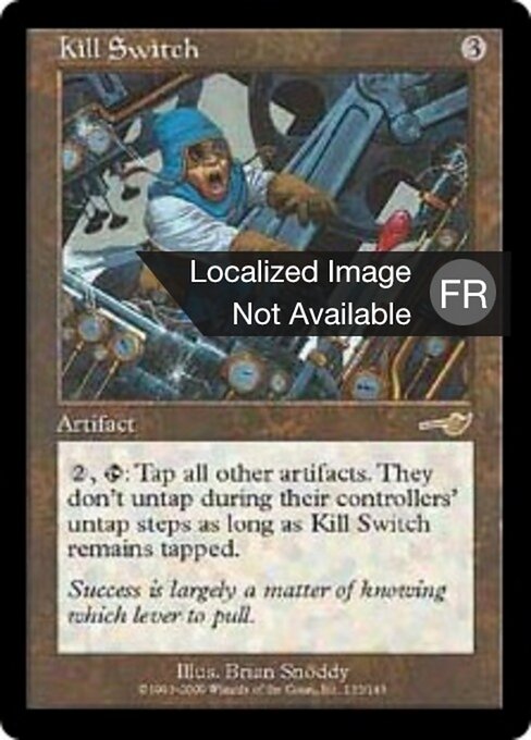 Manette de sécurité (Kill Switch) - Nemesis (#133) - Illustrated by Brian Snõddy - Magic: The Gathering Card
