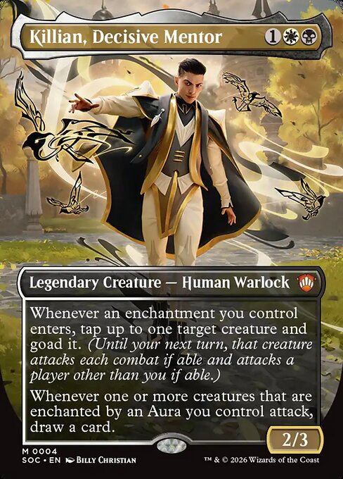 Killian, Decisive Mentor - Secrets of Strixhaven Commander Magic card