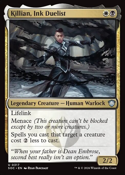 Killian, Ink Duelist - Secrets of Strixhaven Commander Magic card