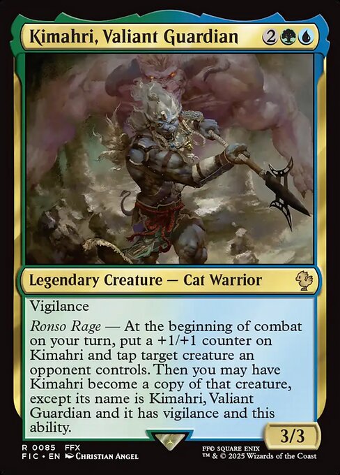 Kimahri, Valiant Guardian - Final Fantasy Commander Magic card