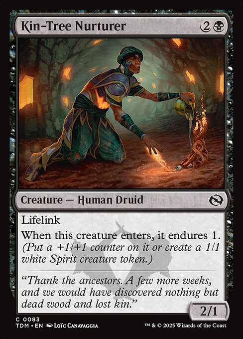Kin-Tree Nurturer - Tarkir: Dragonstorm (#83) - Illustrated by Loïc Canavaggia - Magic: The Gathering Card