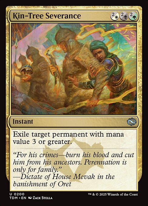 Kin-Tree Severance - Tarkir: Dragonstorm Magic card