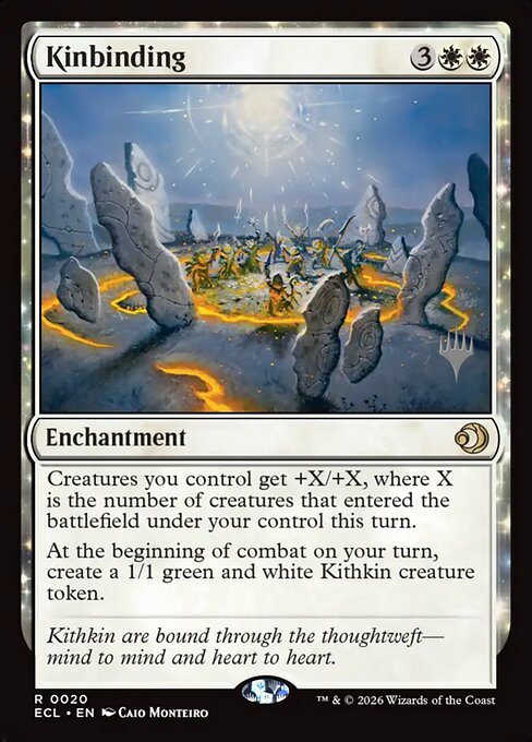 Legame Parentale (Kinbinding) - Lorwyn Eclipsed (#20) - Illustrated by Caio Monteiro - Magic: The Gathering Card