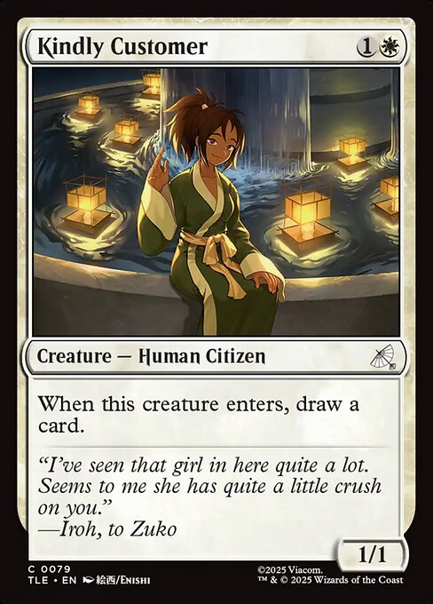 Kindly Customer - Avatar: The Last Airbender Eternal Magic card