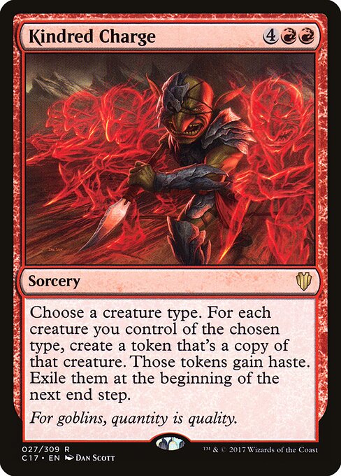 Kindred Charge - Commander 2017 Magic card