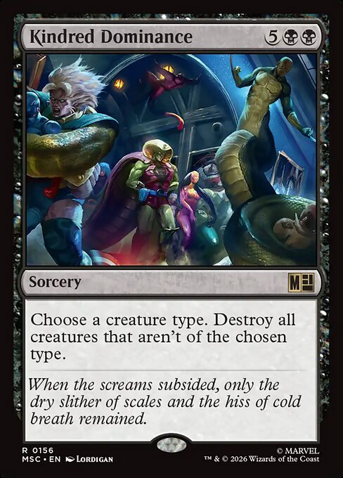 Kindred Dominance - Marvel Super Heroes Commander Magic card