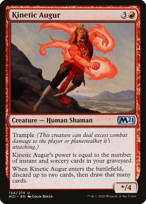 Kinetic Augur - Core Set 2021 Magic card